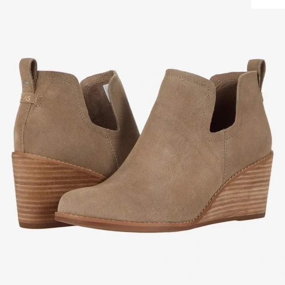 TOMS Kallie Wedge Bootie Size 11